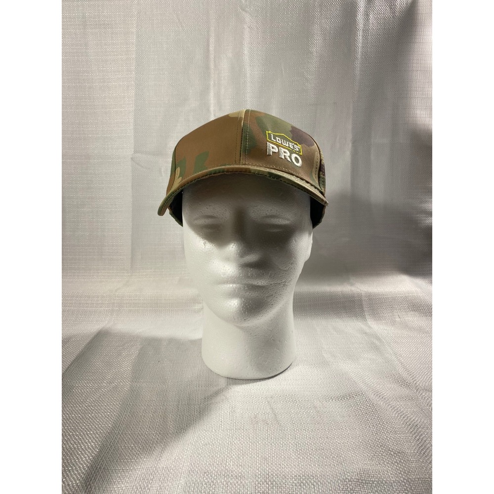 Lowes PRO Camouflage Snapback Hat Camo Perforated Mesh Baseball Cap Mens OSFM